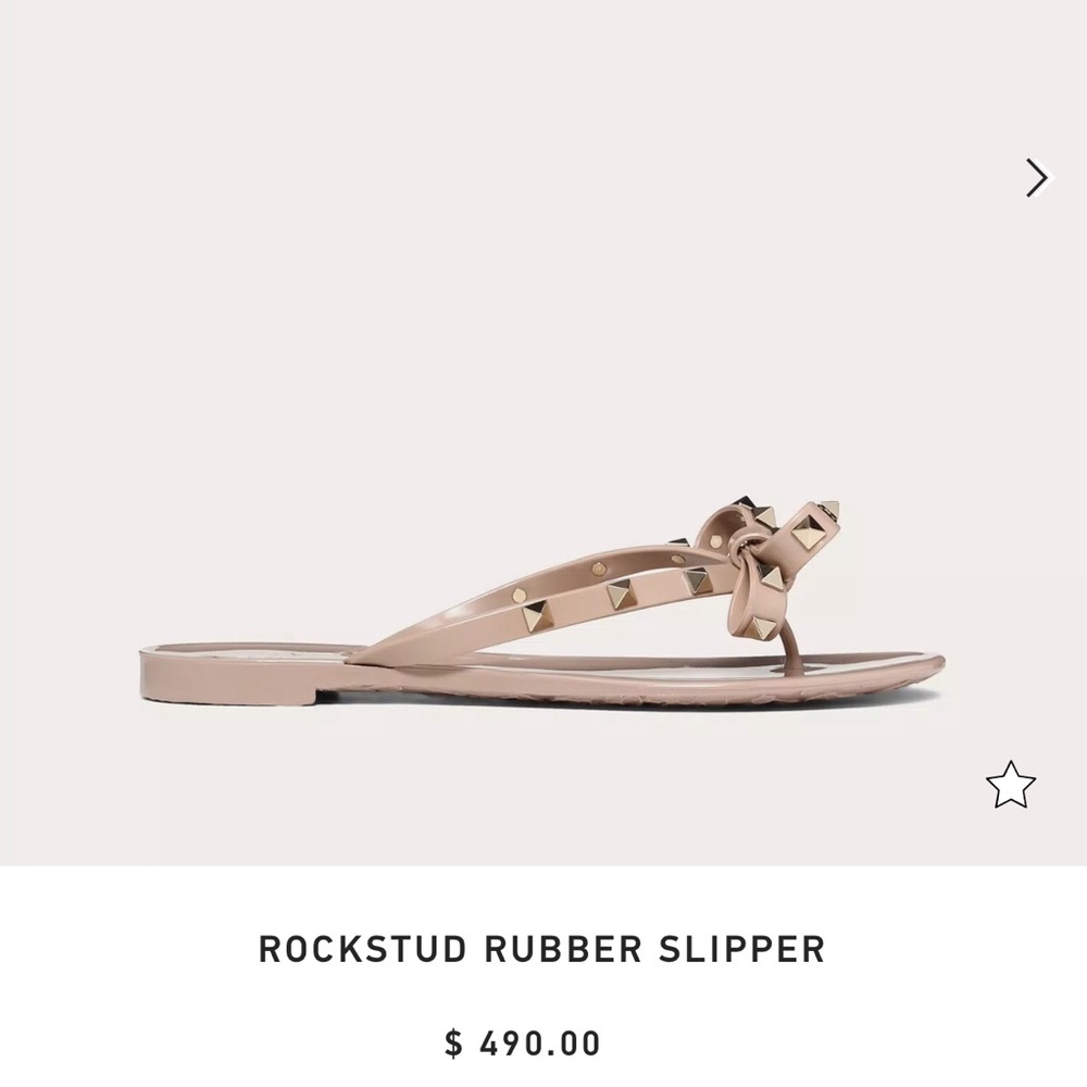 Valentino Garavani Rockstud Jelly Flip Flop